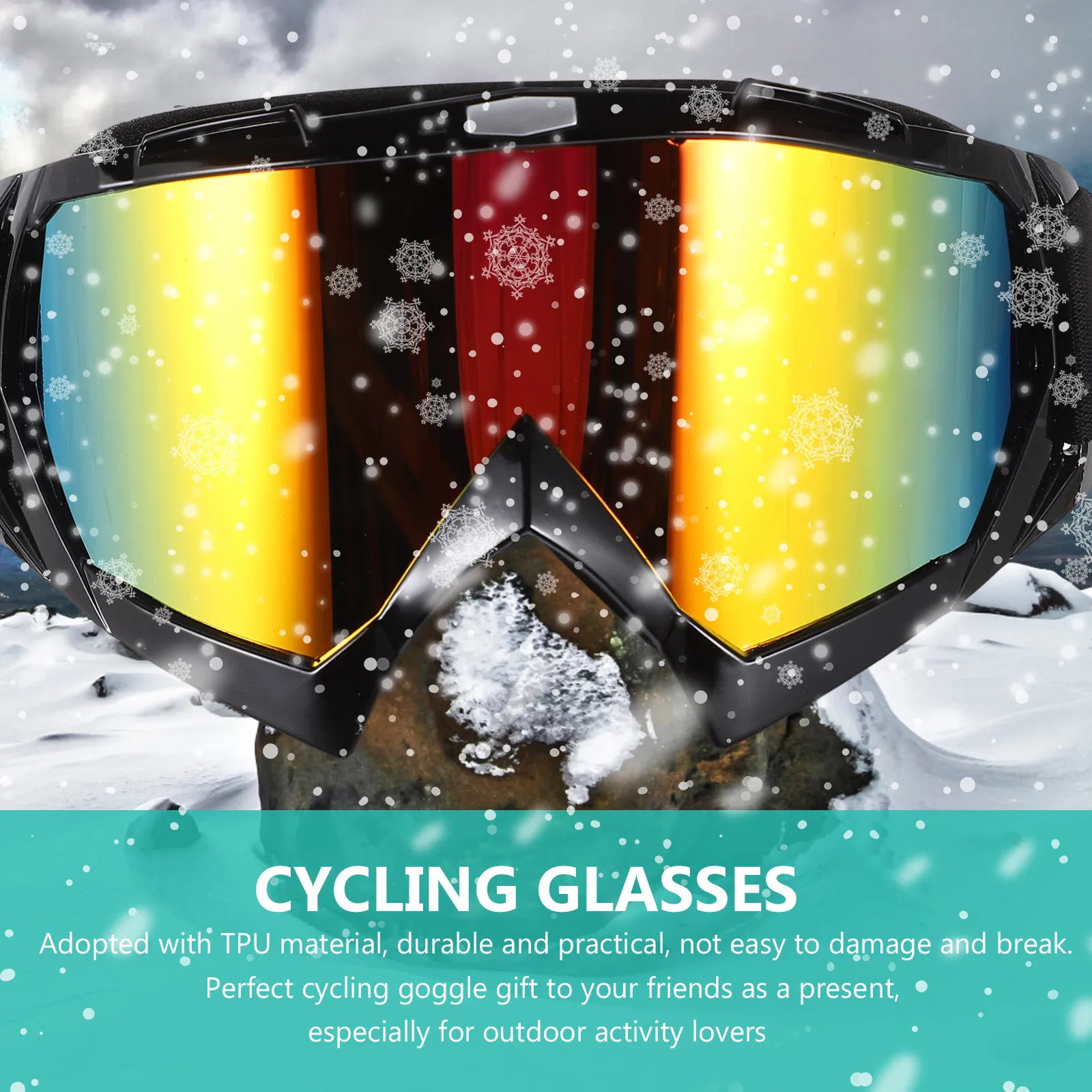 Elastic Windproof Cycling Glasses Tpu Material Lightweight Comfortable for Outdoor Sports Skiing Mountain Climbing Riding
Elastic Windproof Cycling Glasses Tpu Material Lightweight Comfortable for Outdoor Sports Skiing Mountain Climbing Riding