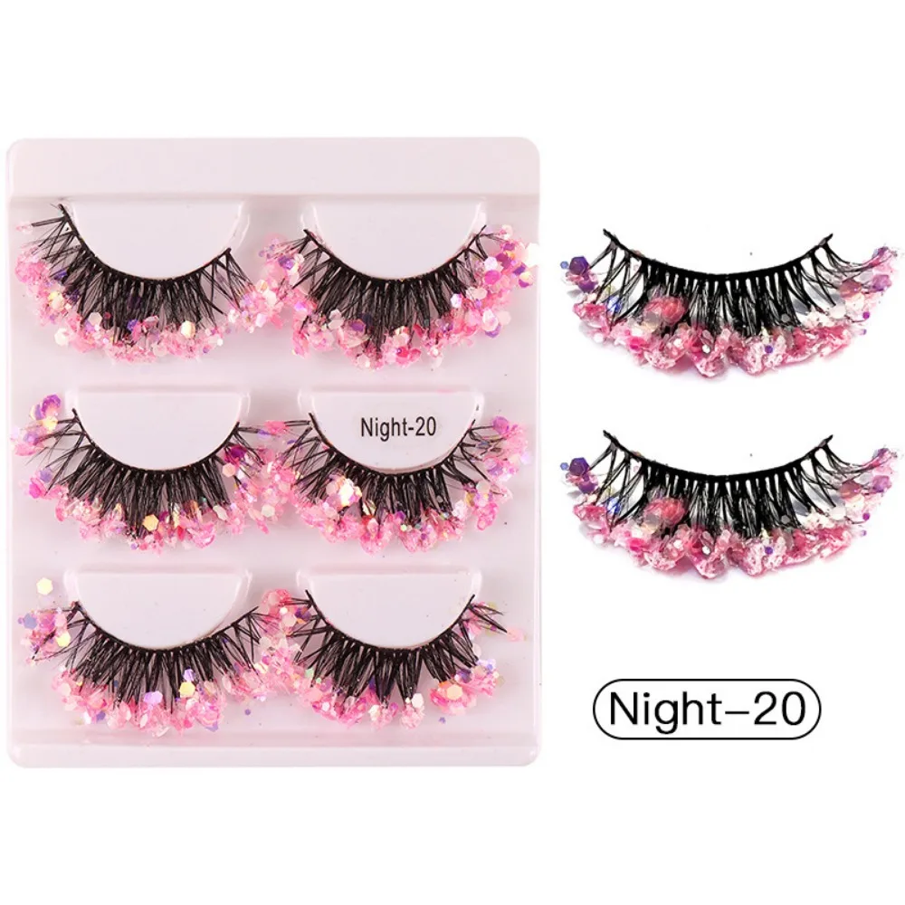 2 box Thick Fluffy Lashes Glitter Colored Eyelashes Lashes Extension Sequin 3D Fake Eyelashes Exaggerated Shiny
2 box Thick Fluffy Lashes Glitter Colored Eyelashes Lashes Extension Sequin 3D Fake Eyelashes Exaggerated Shiny