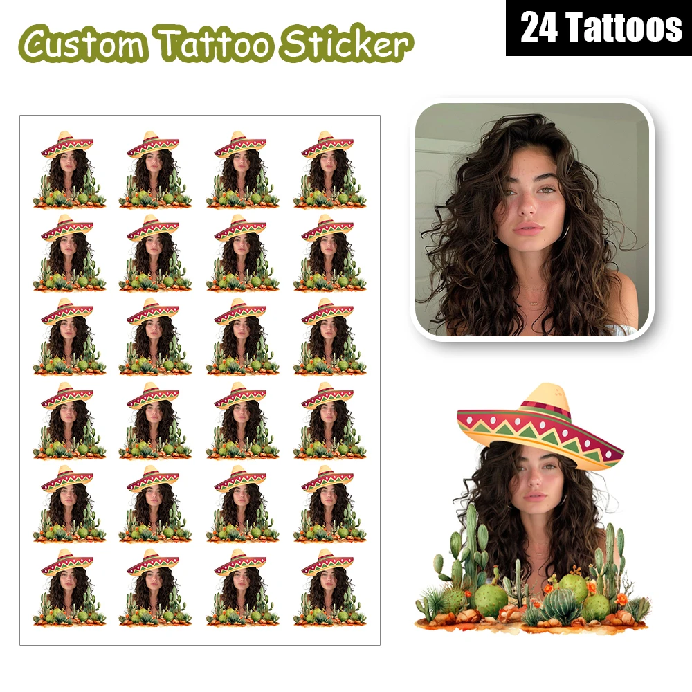 24 Designs Retro Cactu Cowboy Customized Personalized Temporary Face Tattoo Bachelor Party Wedding Birthday Anniversary DIY LOGO
24 Designs Retro Cactu Cowboy Customized Personalized Temporary Face Tattoo Bachelor Party Wedding Birthday Anniversary DIY LOGO