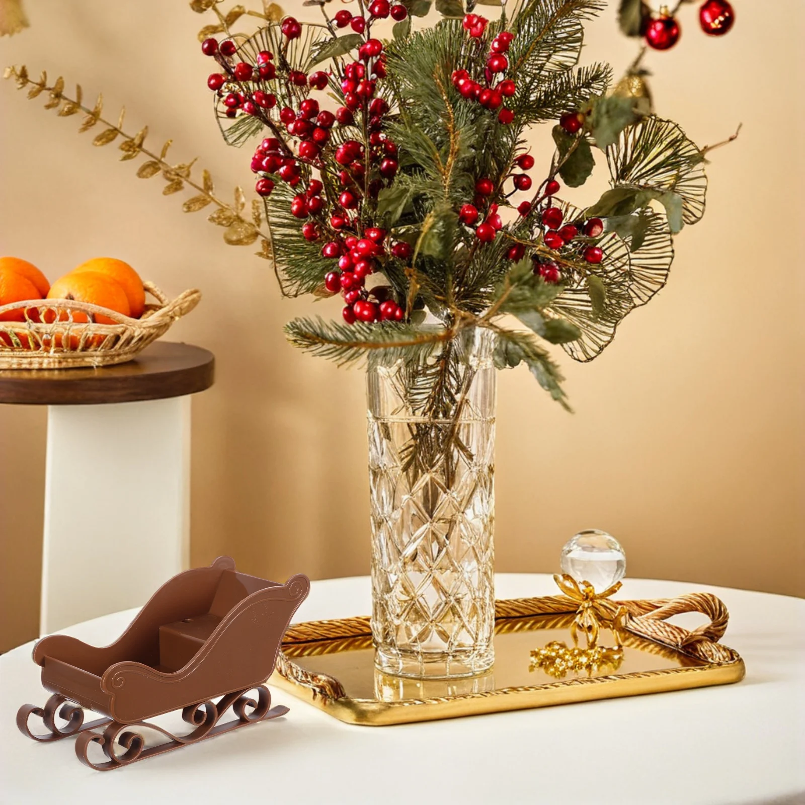 3pcs Christmas Sleigh Decoration Holiday Sled For Indoor Outdoor Use Candy Holder Xmas Decor Mantelpiece Table
3pcs Christmas Sleigh Decoration Holiday Sled For Indoor Outdoor Use Candy Holder Xmas Decor Mantelpiece Table