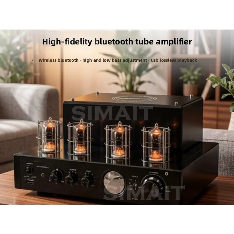 MS-10D Hifi Bile Machine Tube Bluetooth Power Amplifier Fever Power Amplifier Stereo
MS-10D Hifi Bile Machine Tube Bluetooth Power Amplifier Fever Power Amplifier Stereo