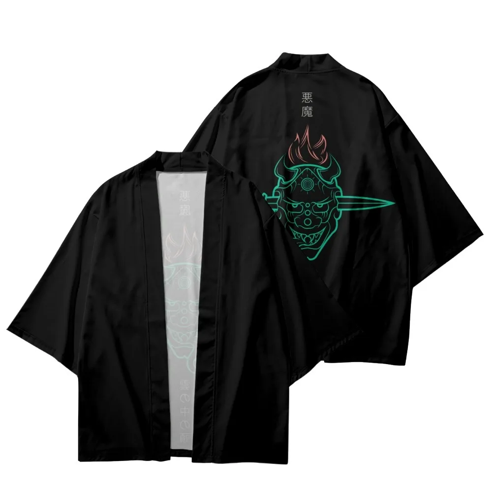 2022 Summer New Black Demon Print Vintage Shirts Japanese Traditional Cardigan Kimono Men Women Harajuku Cosplay Haori Coat
2022 Summer New Black Demon Print Vintage Shirts Japanese Traditional Cardigan Kimono Men Women Harajuku Cosplay Haori Coat