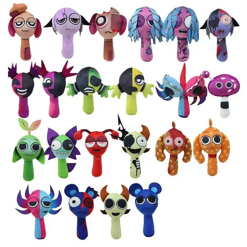 Новые плюшевые игрушки Sprunki, игра ужасов, периферийные устройства Sprunki Incredibox, плюшевые аниме, мягкая кукла, декор, игрушки, подарки на день рождения для детей
Новые плюшевые игрушки Sprunki, игра ужасов, периферийные устройства Sprunki Incredibox, плюшевые аниме, мягкая кукла, декор, игрушки, подарки на день рождения для детей