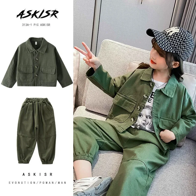 Teen Girls Clothing Set 2024 Autumn New Kids Clothes Denim Jackets Pants Suit for Children Clothes School Outfits 10 12 Years
Teen Girls Clothing Set 2024 Autumn New Kids Clothes Denim Jackets Pants Suit for Children Clothes School Outfits 10 12 Years