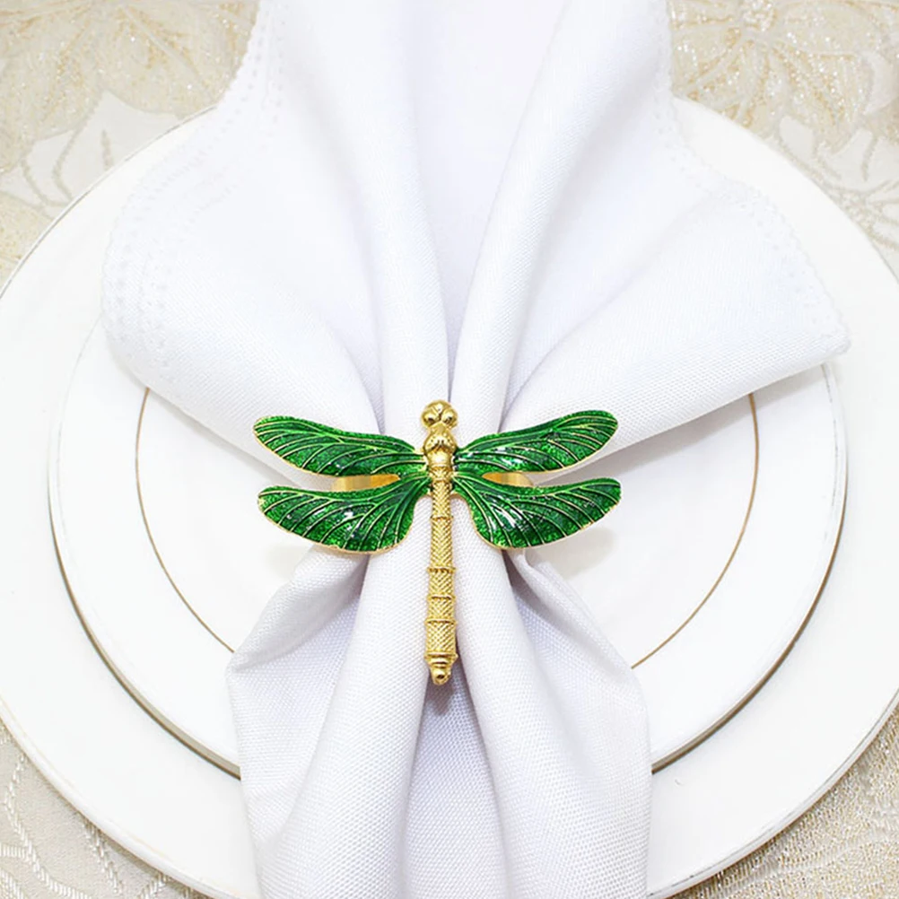 4Pcs Dragonfly Napkin Holders Metal Napkin Rings Durable for Wedding Birthday Party Table Serviette Ring Decoration
4Pcs Dragonfly Napkin Holders Metal Napkin Rings Durable for Wedding Birthday Party Table Serviette Ring Decoration