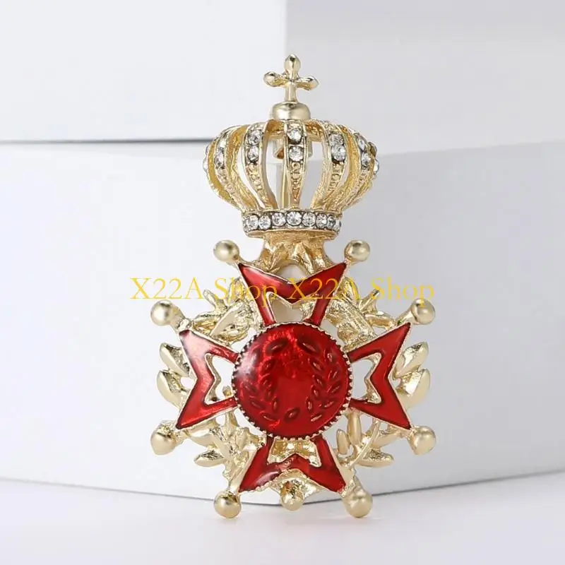 Unique Elegant Crowns Brooch Pin Suitable for Evening Gowns and Business Attire
Unique Elegant Crowns Brooch Pin Suitable for Evening Gowns and Business Attire