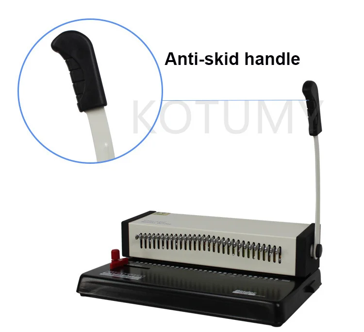 H3018 A4 30-Hole Wire Binding Machine Ring Binding Punch Machine B5 26-Hole Punching Machine Loose-Leaf Book Binder Equipment
H3018 A4 30-Hole Wire Binding Machine Ring Binding Punch Machine B5 26-Hole Punching Machine Loose-Leaf Book Binder Equipment