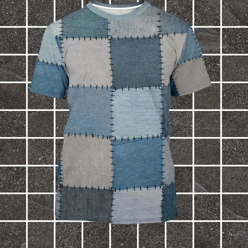 3D Printed Hole Patch Hobo Style Quick Drying Breathable Sport Men's Plaid T-shirt Camiseta Deportiva Hombre
3D Printed Hole Patch Hobo Style Quick Drying Breathable Sport Men's Plaid T-shirt Camiseta Deportiva Hombre