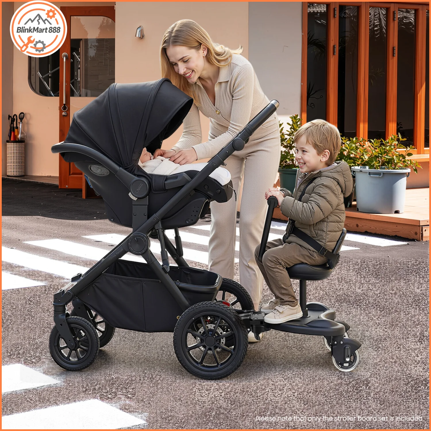 Universal Stroller Seat| Extra Stroller Board w/ Seat| Pushchair Kids Ride Board for Second Child
Universal Stroller Seat| Extra Stroller Board w/ Seat| Pushchair Kids Ride Board for Second Child