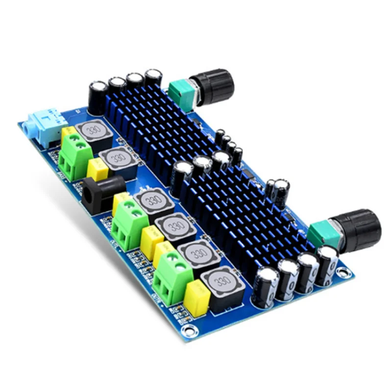 TPA3116D2Digital Amplifier Board2.1Subwoofer Audio Amplifier Board Dual Channel High Power50W*2+100W
TPA3116D2Digital Amplifier Board2.1Subwoofer Audio Amplifier Board Dual Channel High Power50W*2+100W