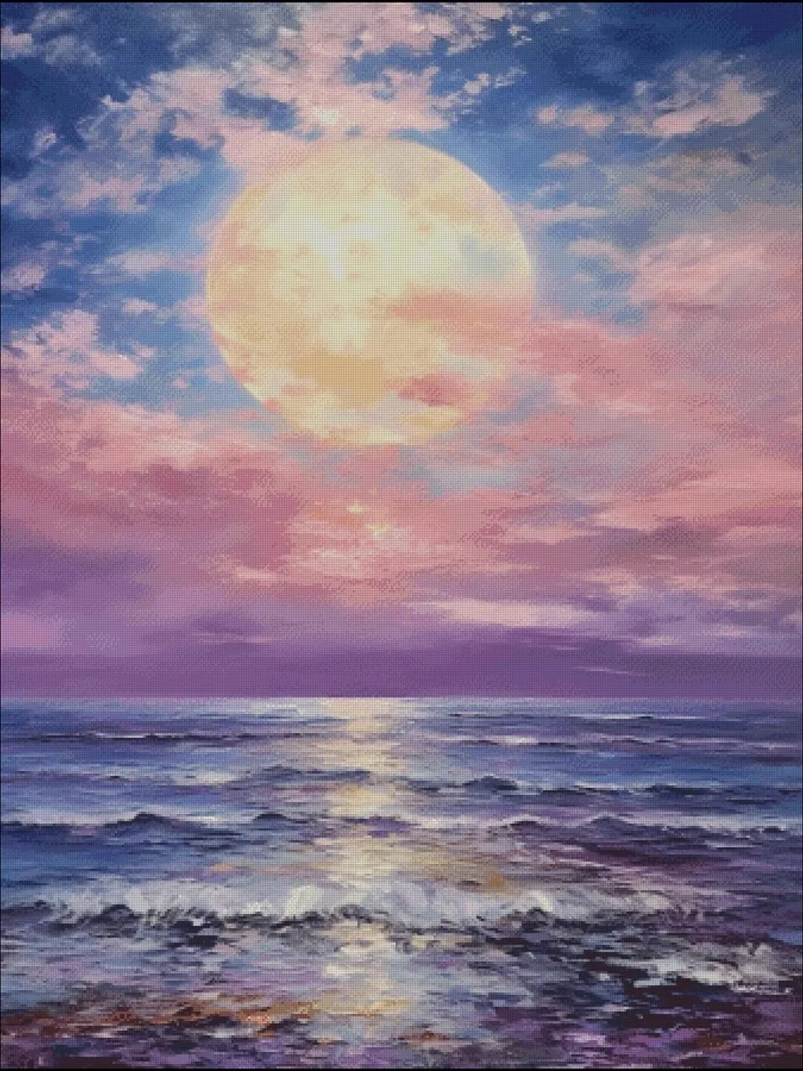 Sea 14CT 16CT 18CT Printed On Canvas Cross Stitch DIY Set Chinese Pattern Kit Home Needlework Embroidery 148 Colors
Sea 14CT 16CT 18CT Printed On Canvas Cross Stitch DIY Set Chinese Pattern Kit Home Needlework Embroidery 148 Colors