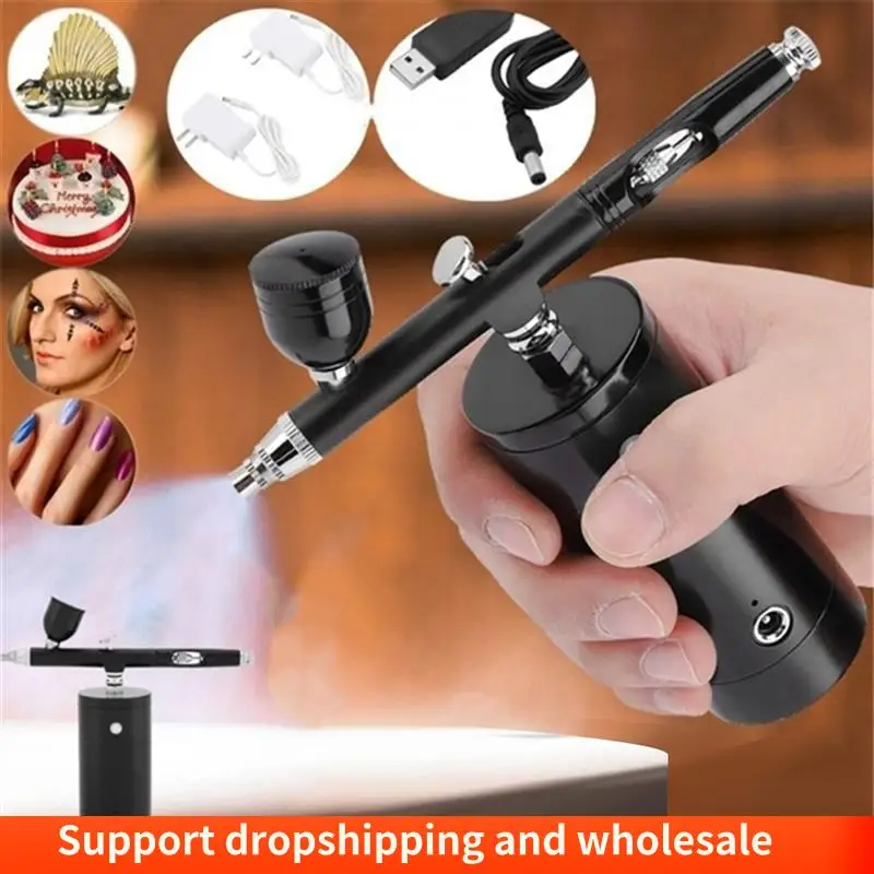 AA86 Multi-Purpose Airbrush Air Compressor Kit Paint Spray Sprayer Kit Dual Action 0.3Mm Nozzle
AA86 Multi-Purpose Airbrush Air Compressor Kit Paint Spray Sprayer Kit Dual Action 0.3Mm Nozzle