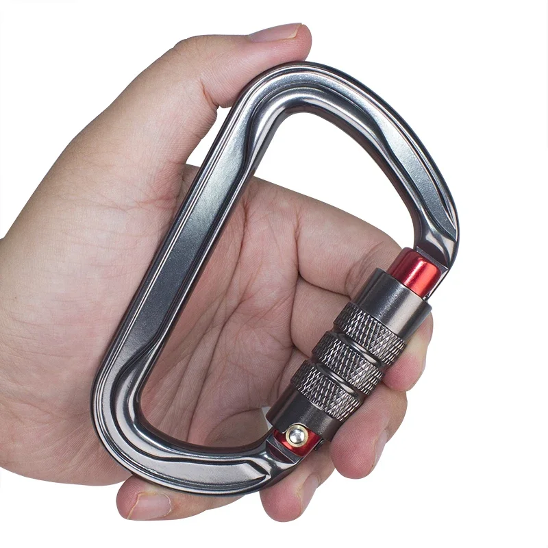 Customized New 30KN Aluminum Mountaineering Buckle 3t Torsion Locking Mountaineering Buckle Hook for Fall Prevention
Customized New 30KN Aluminum Mountaineering Buckle 3t Torsion Locking Mountaineering Buckle Hook for Fall Prevention