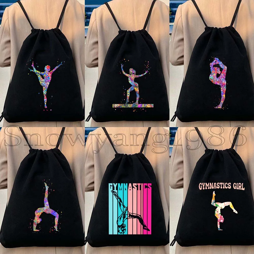 Retro Gym Girl Silhouette Watercolor Rhythmic Gymnastics Sport Gymnast Cute Gifts Canvas Drawstring Bag Backpack Sports Sackpack
Retro Gym Girl Silhouette Watercolor Rhythmic Gymnastics Sport Gymnast Cute Gifts Canvas Drawstring Bag Backpack Sports Sackpack