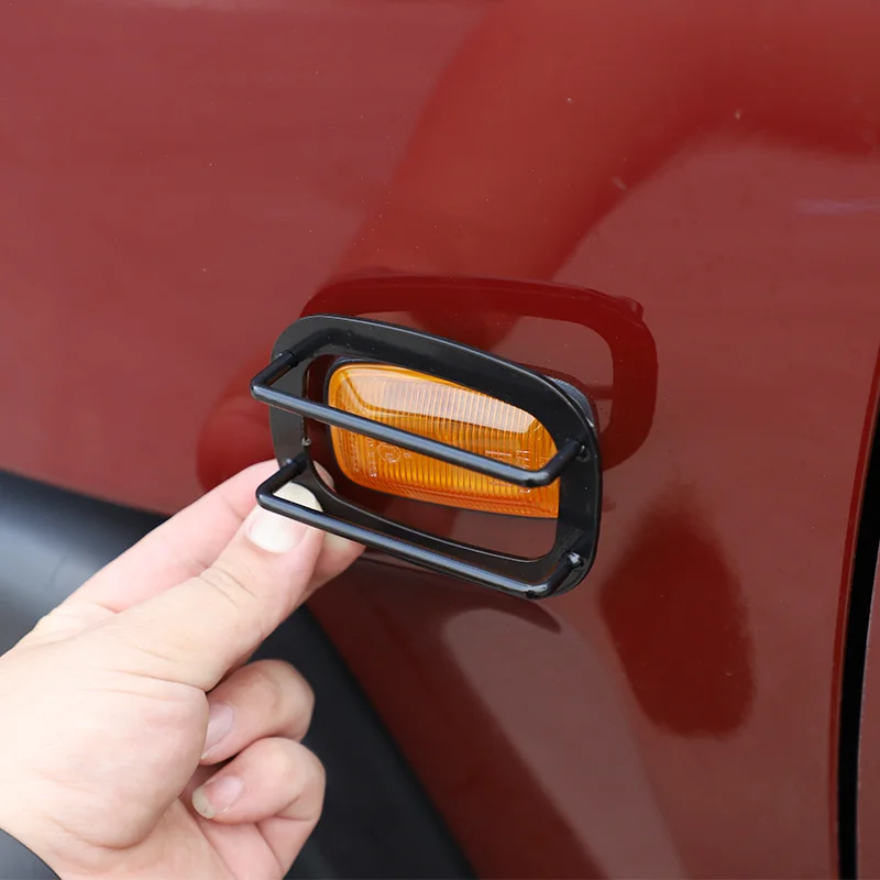 For 07-21 Toyota FJ Cruiser Car Side Fender Turn Signal Lamp Cover Decorative Crash Lamp Guard Exterior Styling Accessories
For 07-21 Toyota FJ Cruiser Car Side Fender Turn Signal Lamp Cover Decorative Crash Lamp Guard Exterior Styling Accessories