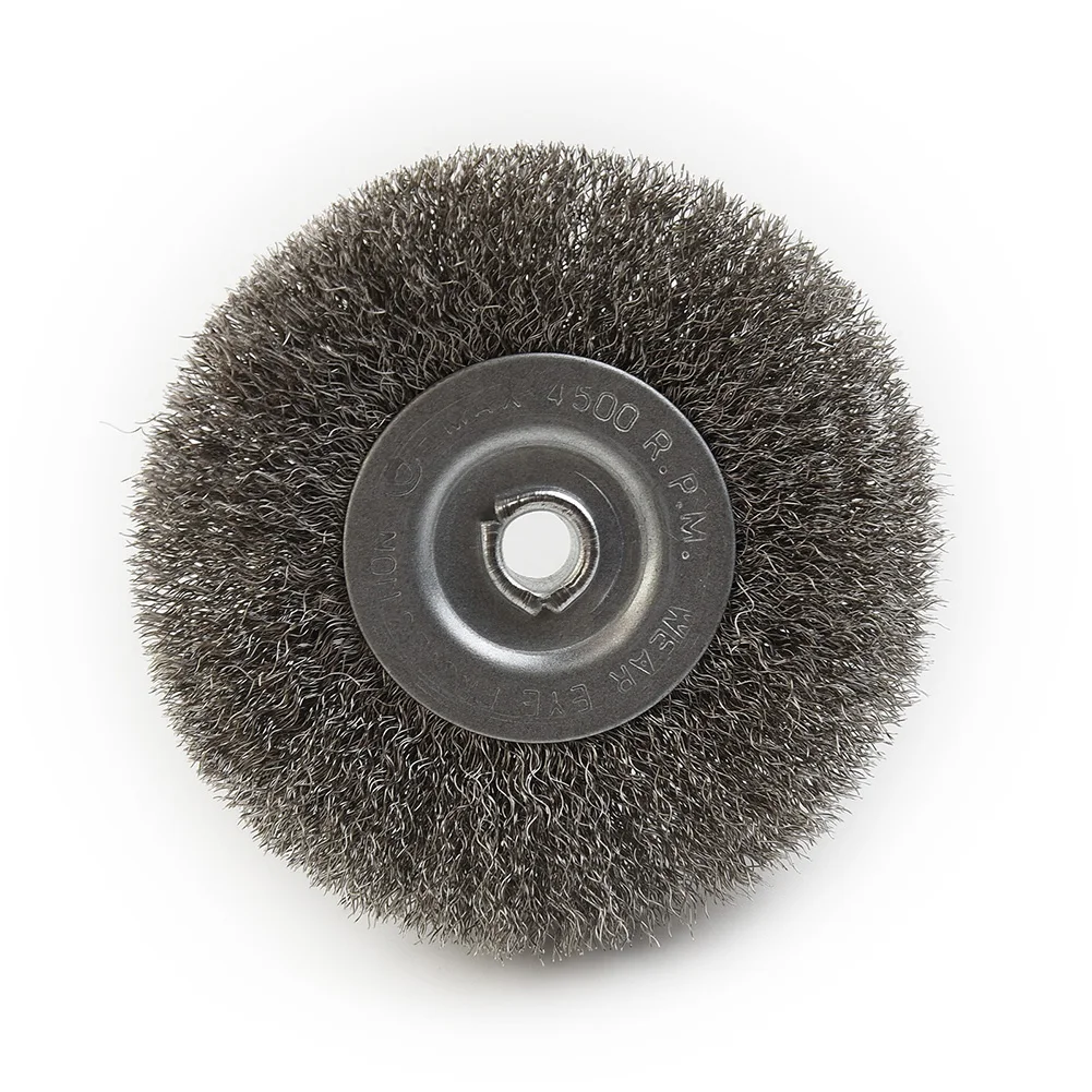 3 Inch Cutting Holder Stainless Steel Wire Wheel Brush 6mm Arbor Stainless Steel Wire Wheel Brush For Bench Grinder Abrasive
3 Inch Cutting Holder Stainless Steel Wire Wheel Brush 6mm Arbor Stainless Steel Wire Wheel Brush For Bench Grinder Abrasive