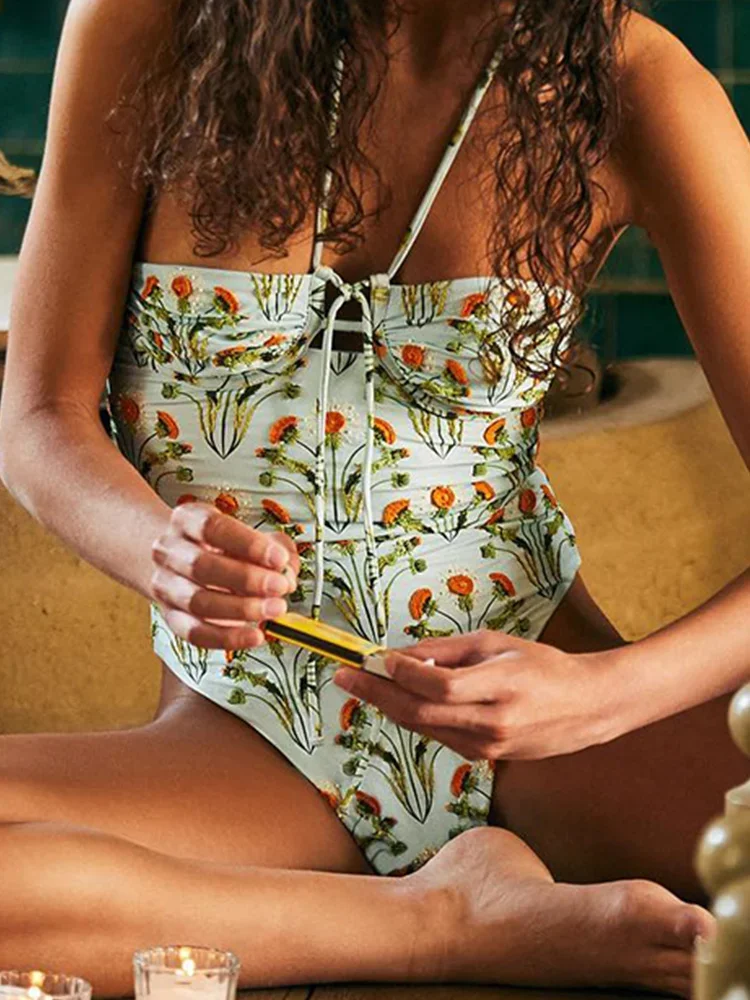 Halter Swimwear Hollow Out Bathing Suits Bandage Swimsuit Women Sexy One Piece Suits Push Up Beachwear
Halter Swimwear Hollow Out Bathing Suits Bandage Swimsuit Women Sexy One Piece Suits Push Up Beachwear