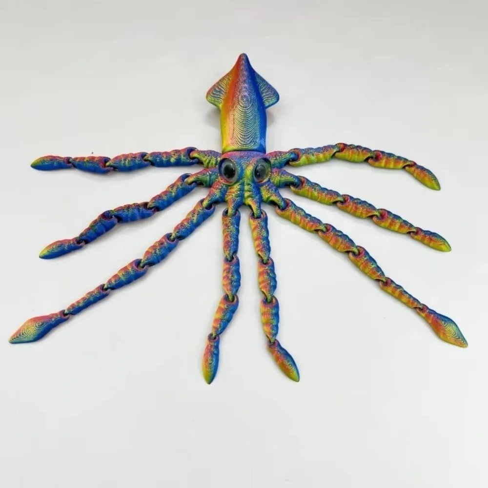 Creative Movable Joints 3D Printed Model Toy Action Figures Ornament Squid Model Octopus Model For Kids Gift
Creative Movable Joints 3D Printed Model Toy Action Figures Ornament Squid Model Octopus Model For Kids Gift