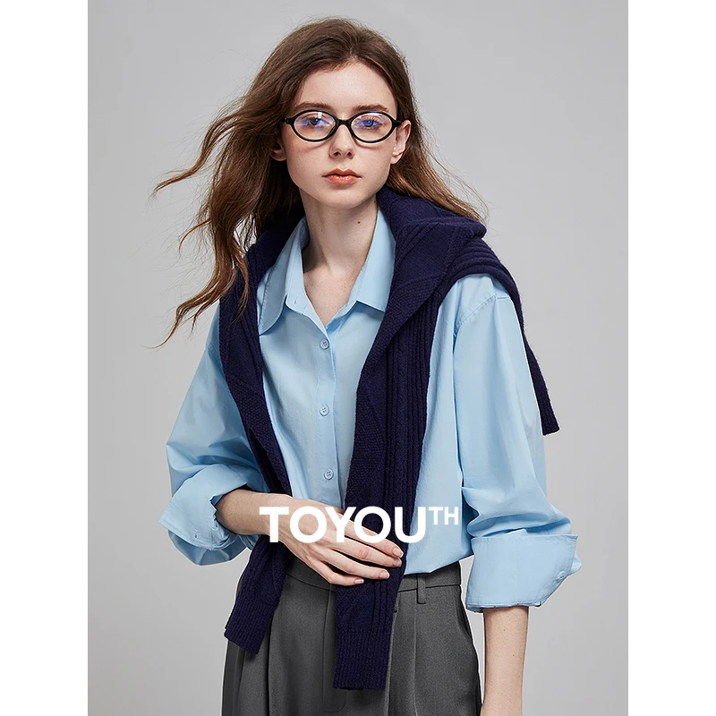TOYOUTH Women Blouse Shirt 2025 Spring New Lyocell Irregular Turn Down Collar Single Breasted Button Long Sleeve Shirt Tops
TOYOUTH Women Blouse Shirt 2025 Spring New Lyocell Irregular Turn Down Collar Single Breasted Button Long Sleeve Shirt Tops