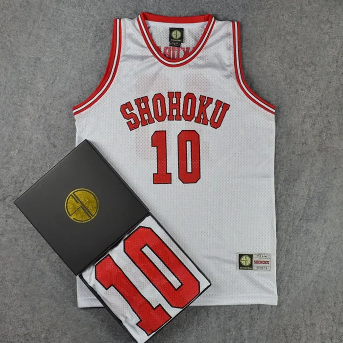 Cosplay Costumes Tank Tops Shohoku NO1-15 Sakuragi Hanamichi School Basketball Team Jersey Tops Shirt Sports Wear Uniform White
Cosplay Costumes Tank Tops Shohoku NO1-15 Sakuragi Hanamichi School Basketball Team Jersey Tops Shirt Sports Wear Uniform White