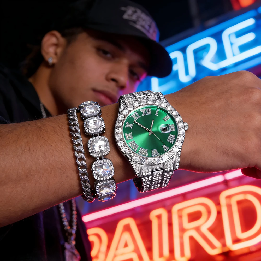 1-piece quartz watch,stylish and luxurious hip-hop style,unisex,perfect Gift to friends,shines like jewelry for everyday wear
1-piece quartz watch,stylish and luxurious hip-hop style,unisex,perfect Gift to friends,shines like jewelry for everyday wear