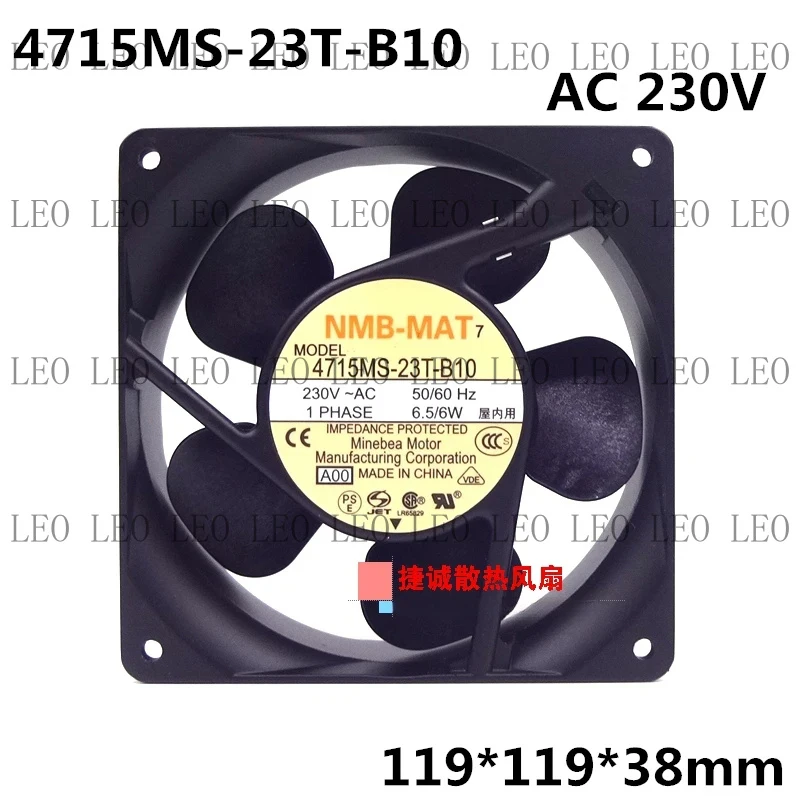 AA New original for NMB 4715MS-23T-B10 AC230V 12CM 12038 aluminum frame durable silent cooling fan
AA New original for NMB 4715MS-23T-B10 AC230V 12CM 12038 aluminum frame durable silent cooling fan