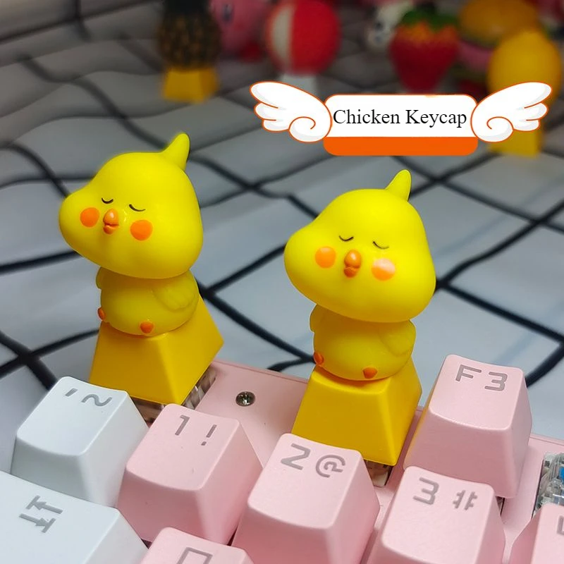 Personalized Keycaps Little Yellow Chicken Cartoon Cute Girl Mechanical Keyboard Keycaps Special R4 Supplementary Key Cover
Personalized Keycaps Little Yellow Chicken Cartoon Cute Girl Mechanical Keyboard Keycaps Special R4 Supplementary Key Cover