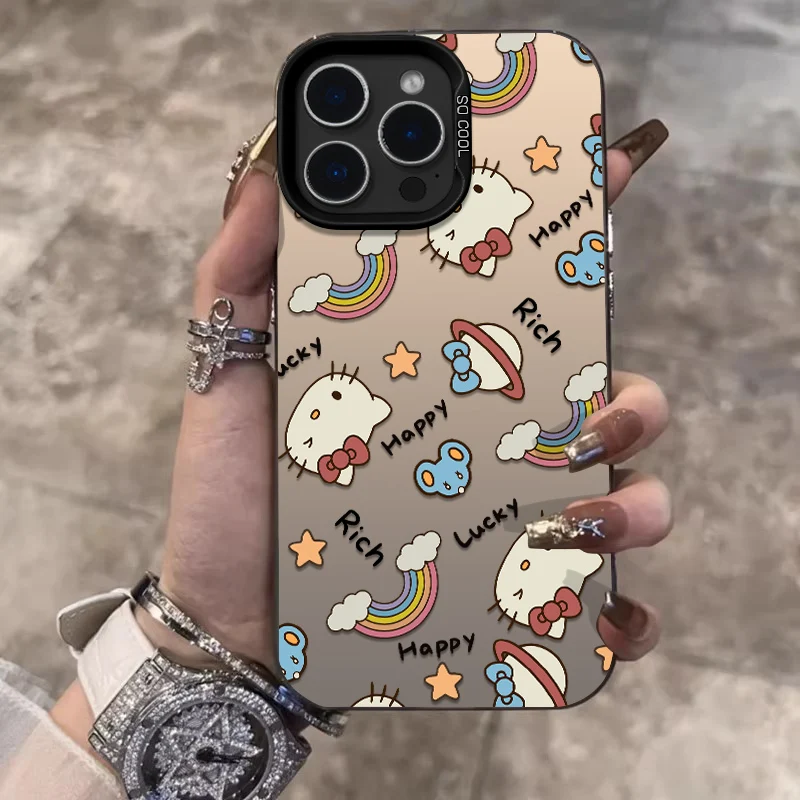 NEW Rainbow Hello Kitty Phone Case For iPhone 16 13 15 14 12 11 Pro Max XS X XR 7 8 Plus 16E 13 Hard PC Matte Laser Cover Fundas
NEW Rainbow Hello Kitty Phone Case For iPhone 16 13 15 14 12 11 Pro Max XS X XR 7 8 Plus 16E 13 Hard PC Matte Laser Cover Fundas