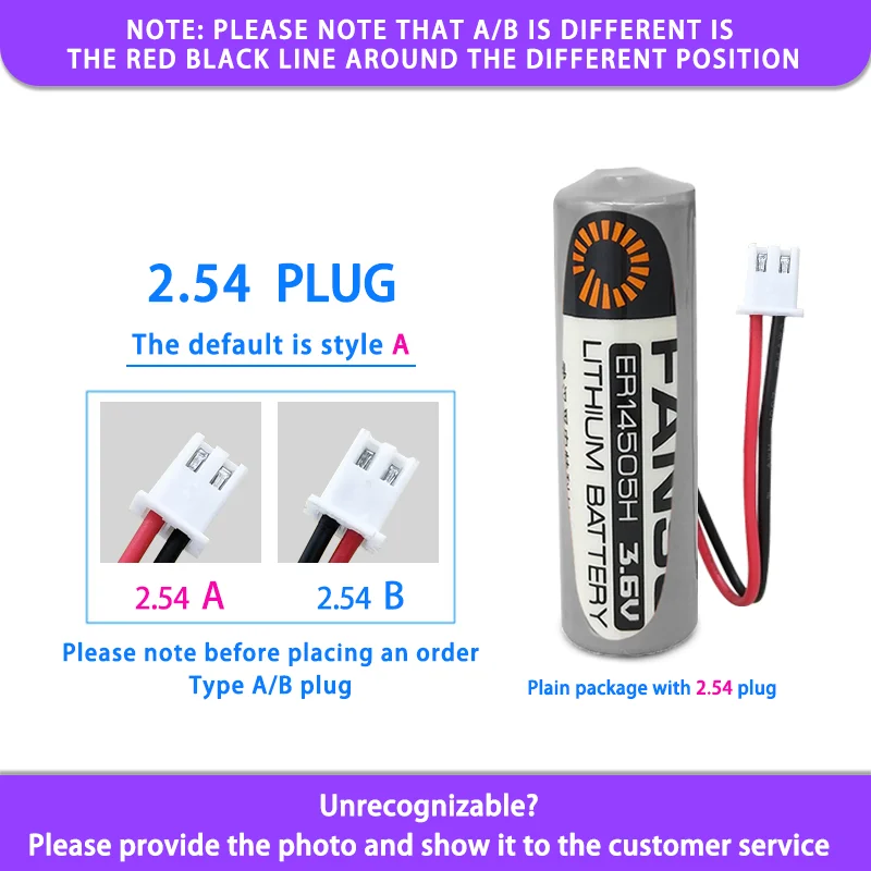 FANSO ER14505H Add XH2.54 Plug Disposable Lithium Battery 3.6V Intelligent Water and Electricity Meter CNC Servo Encoder
FANSO ER14505H Add XH2.54 Plug Disposable Lithium Battery 3.6V Intelligent Water and Electricity Meter CNC Servo Encoder