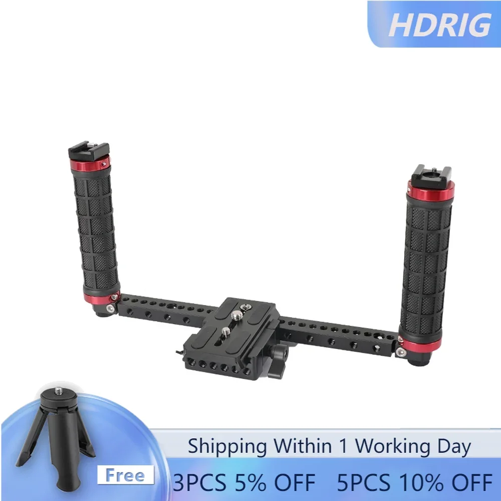 HDRiG Manfrotto стиль двойной Ручной Стабилизатор корпуса камеры лоток ручной штатив для камеры с 2 резиновой ручкой для универсального Dslr
HDRiG Manfrotto стиль двойной Ручной Стабилизатор корпуса камеры лоток ручной штатив для камеры с 2 резиновой ручкой для универсального Dslr