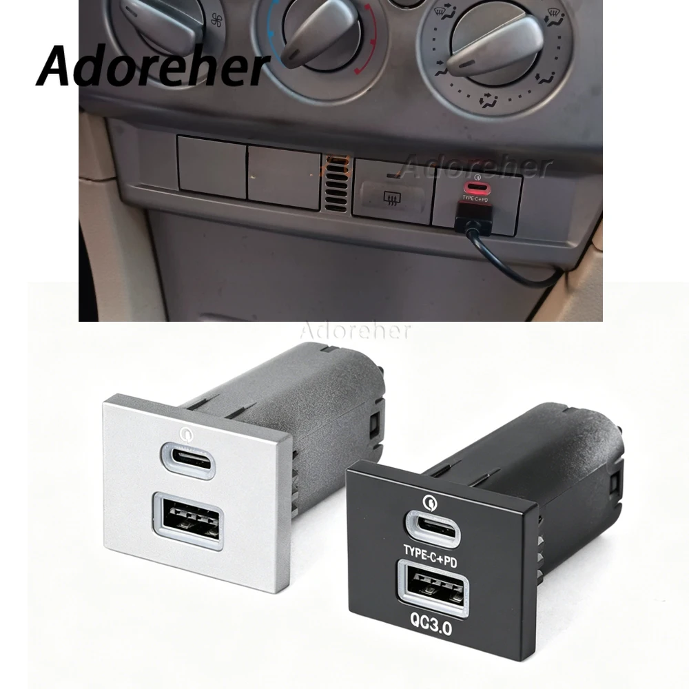 Двойное USB-зарядное устройство для автомобиля Ford Focus 2 Mk2 2009-2011 с быстрой зарядкой QC3.0 + Type-C PD, без повреждения проводки
Двойное USB-зарядное устройство для автомобиля Ford Focus 2 Mk2 2009-2011 с быстрой зарядкой QC3.0 + Type-C PD, без повреждения проводки