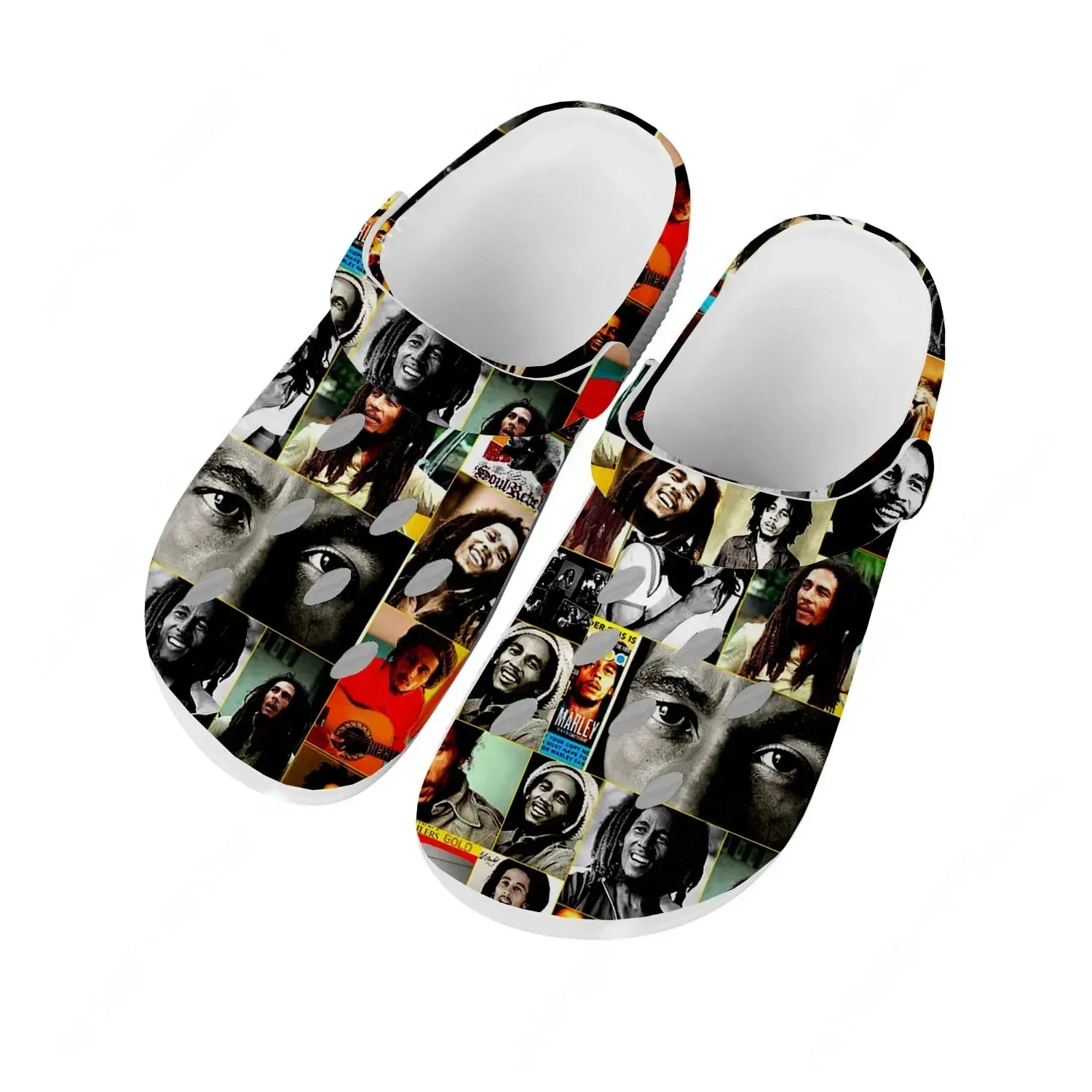 Сандалии Bob Marley для мужчин, женщин и подростков, модные водные туфли, дышащие комфортные пляжные шлепанцы с принтом рок-певца, индивидуальный дизайн
Сандалии Bob Marley для мужчин, женщин и подростков, модные водные туфли, дышащие комфортные пляжные шлепанцы с принтом рок-певца, индивидуальный дизайн