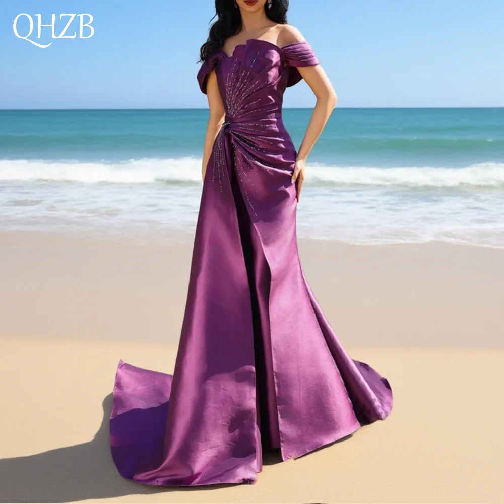 Customized Elegant Long Evening Dresses for Special Occasions Off Shoulder Floor-Length Mermaid Women Gala Party Dress 2025
Customized Elegant Long Evening Dresses for Special Occasions Off Shoulder Floor-Length Mermaid Women Gala Party Dress 2025
