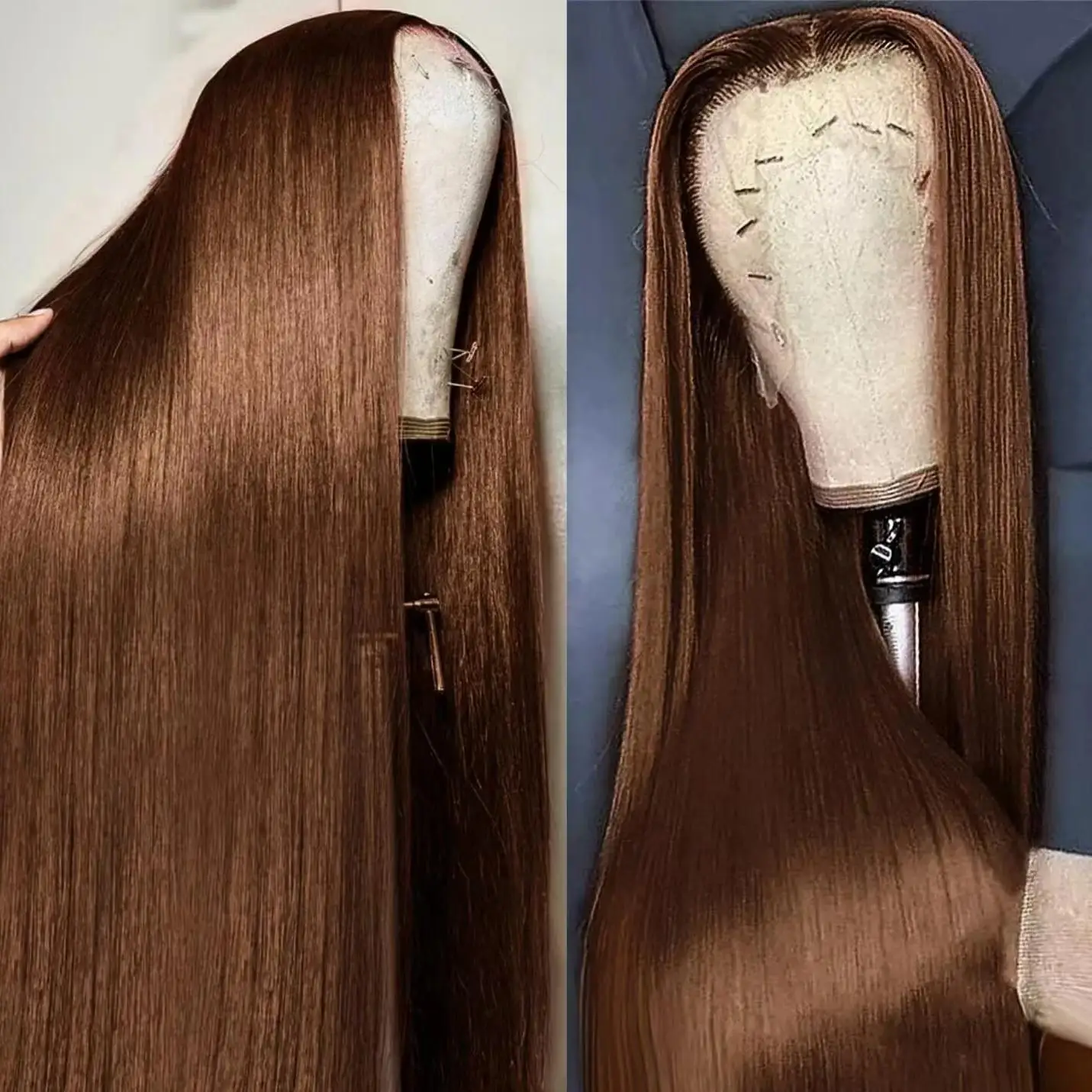 34 Inches Chocolate Brown Straight Lace Frontal Wigs 200 Density Human Hair Wigs 13x4 Hd Lace Frontal Human Hair Wigs
34 Inches Chocolate Brown Straight Lace Frontal Wigs 200 Density Human Hair Wigs 13x4 Hd Lace Frontal Human Hair Wigs
