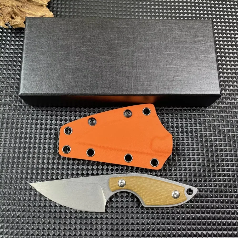 New Style Neck Knife Exquisite Knife 8Cr13Mov Blade Micarta Handle Top Quality Outdoor Survival Knives EDC Straight Knife
New Style Neck Knife Exquisite Knife 8Cr13Mov Blade Micarta Handle Top Quality Outdoor Survival Knives EDC Straight Knife