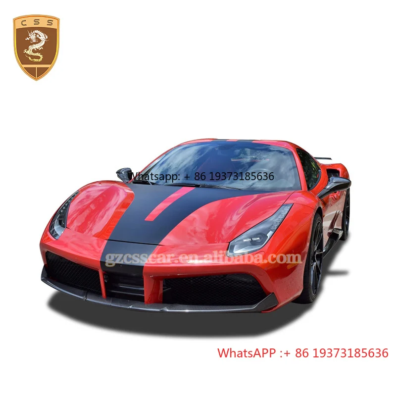Front Air Splitter Bumper Vents for Ferrari 488 GTB/Spider Carbon Fiber Auto Parts
Front Air Splitter Bumper Vents for Ferrari 488 GTB/Spider Carbon Fiber Auto Parts
