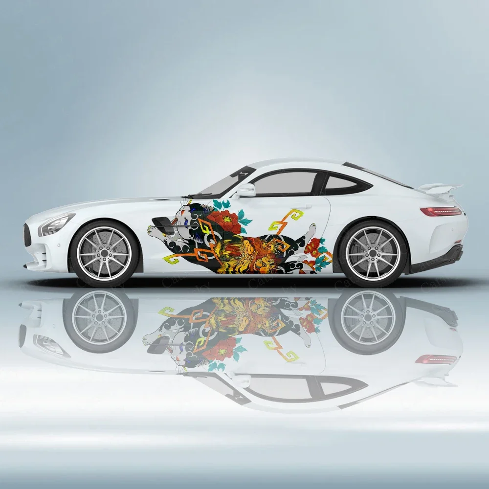 Cat Art Flower Art Car Sticker Japanese Side Graphic Pattern DIY Color Car Sticker Side Animal Decal Sticker
Cat Art Flower Art Car Sticker Japanese Side Graphic Pattern DIY Color Car Sticker Side Animal Decal Sticker