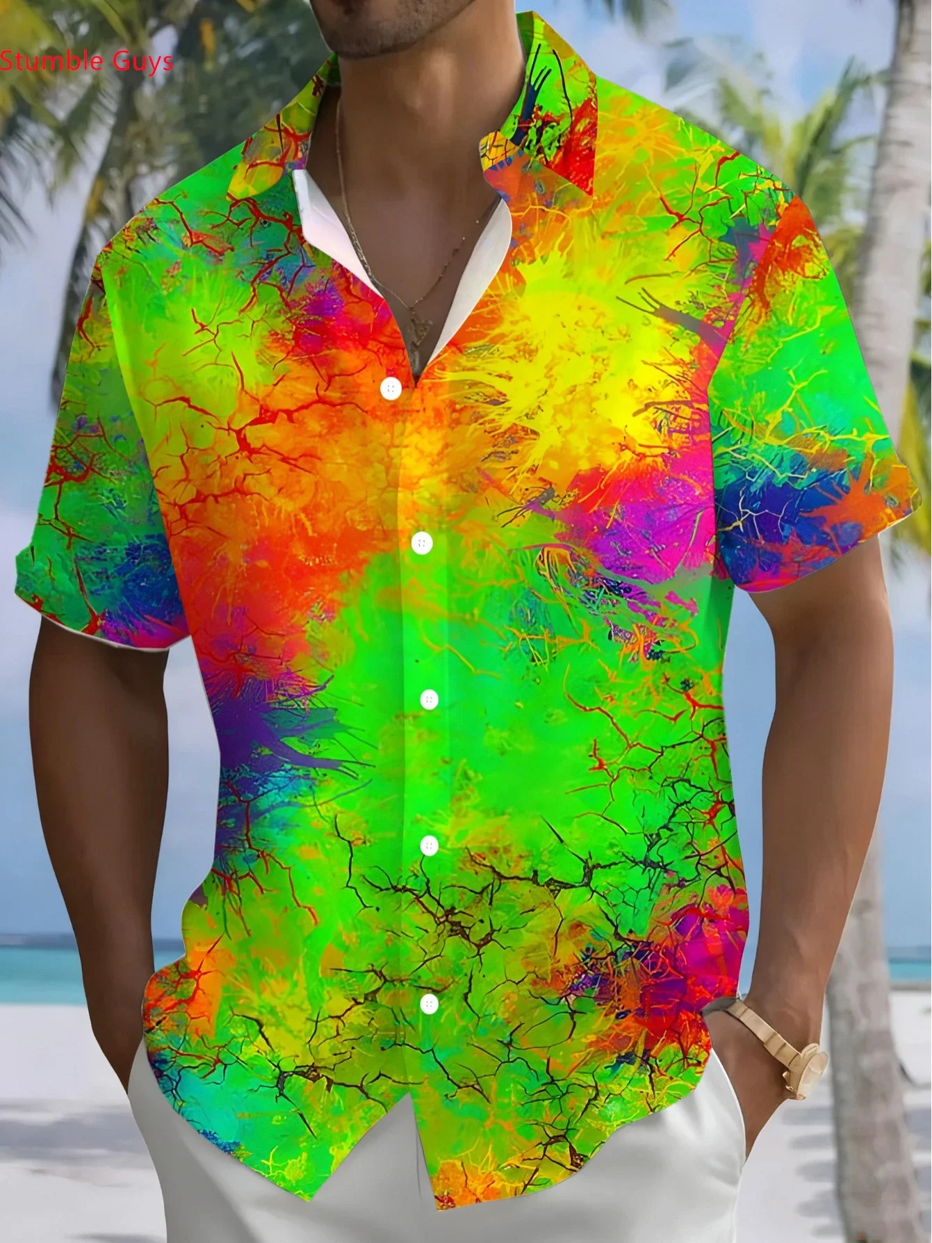 Men's Casual Holiday Shirt Summer Man Short Sleeve Hawaiian Fashion Print Lightweight Breathable Beach Party Tops
Men's Casual Holiday Shirt Summer Man Short Sleeve Hawaiian Fashion Print Lightweight Breathable Beach Party Tops