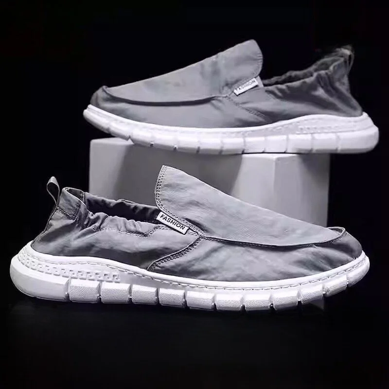Men's Breathable Canvas Slip-On Shoes Ice Silk Mesh Low-Top Casual Footwear round Toe Flat Heel Color Plastic Outsole
Men's Breathable Canvas Slip-On Shoes Ice Silk Mesh Low-Top Casual Footwear round Toe Flat Heel Color Plastic Outsole