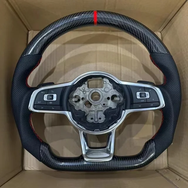 For Volkswagen VW Golf MK 6 7 7.5 GTI GTD GTE R Polo Customm Carbon Fiber RLine Sports Steering Wheel Half Leather Multi-color
For Volkswagen VW Golf MK 6 7 7.5 GTI GTD GTE R Polo Customm Carbon Fiber RLine Sports Steering Wheel Half Leather Multi-color