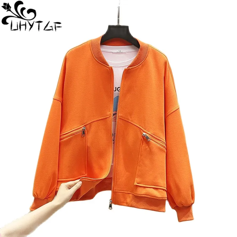 UHYTGF Fashion Women Sweatshirts Baseball Uniform Student Hoodie Casual Female Spring Autumn Jacket Korean Loose Short Coat 1795
UHYTGF Fashion Women Sweatshirts Baseball Uniform Student Hoodie Casual Female Spring Autumn Jacket Korean Loose Short Coat 1795