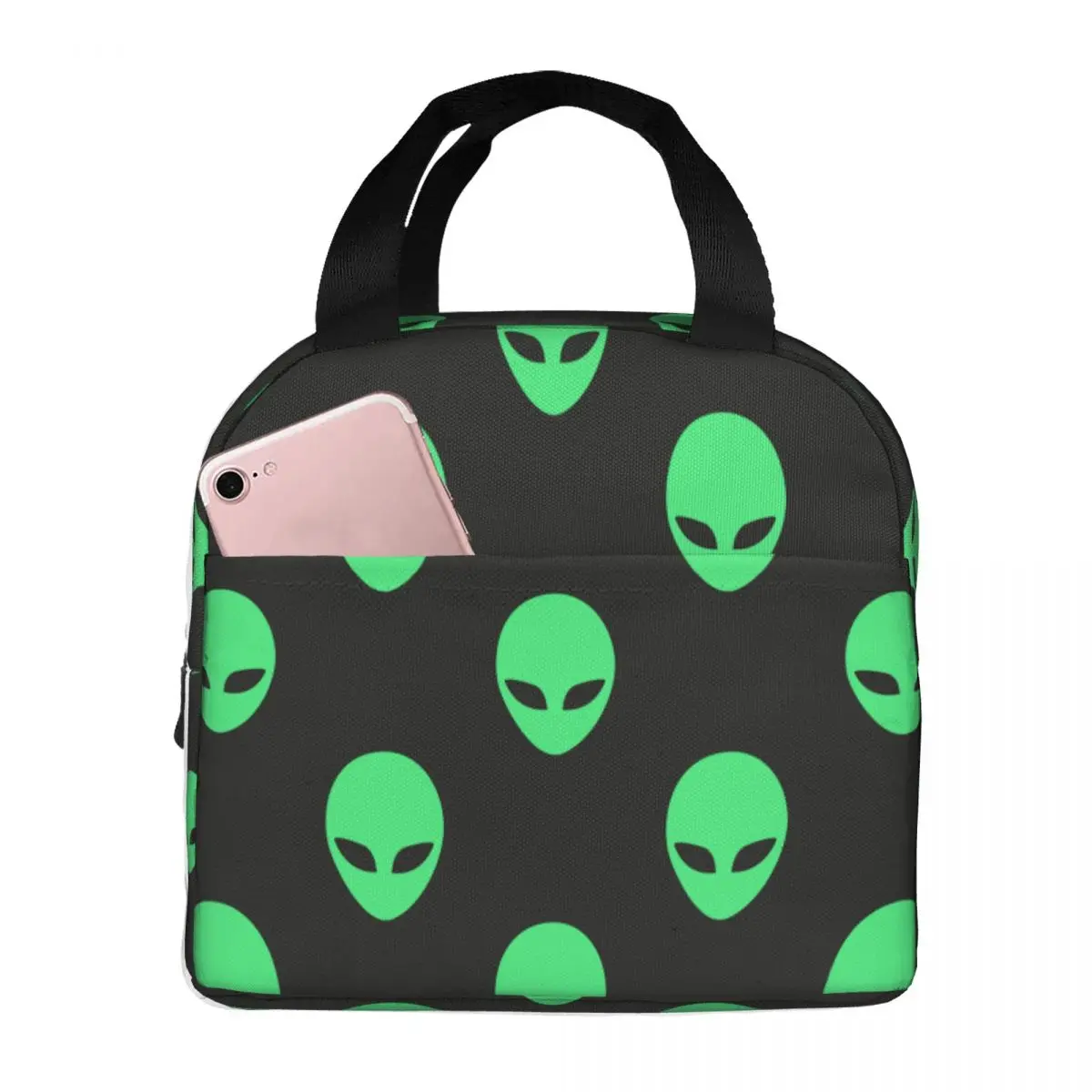 Universal Alien Lunch Bag Portable Insulated Oxford Cooler Thermal Food Picnic Lunch Box for Women Girl
Universal Alien Lunch Bag Portable Insulated Oxford Cooler Thermal Food Picnic Lunch Box for Women Girl