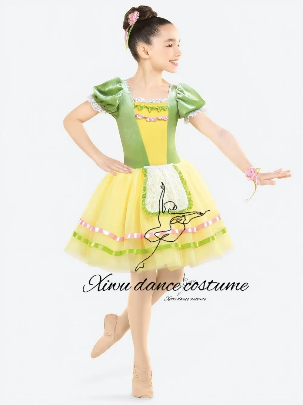 Платье-пачка Giselle для девочек, детский балетный костюм для сценических выступлений
Платье-пачка Giselle для девочек, детский балетный костюм для сценических выступлений