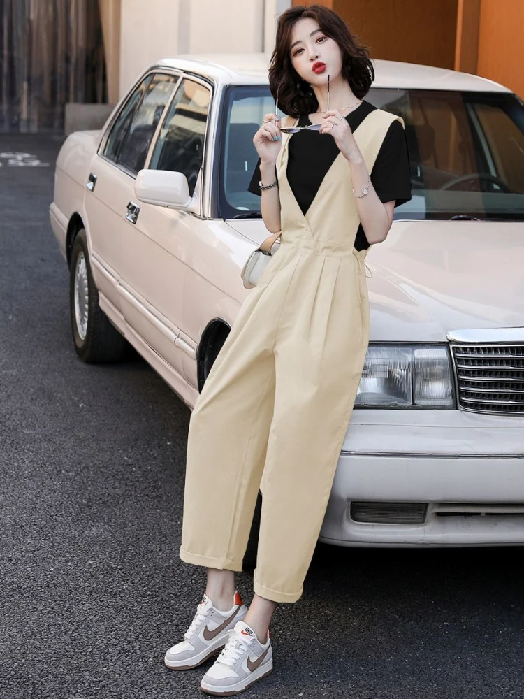 Women Maternity Bib Overalls Jumpsuit Spring Summer 100% Cotton Wide Leg High Waist 9 Pants Comfortable Casual Mom Outfit
Women Maternity Bib Overalls Jumpsuit Spring Summer 100% Cotton Wide Leg High Waist 9 Pants Comfortable Casual Mom Outfit