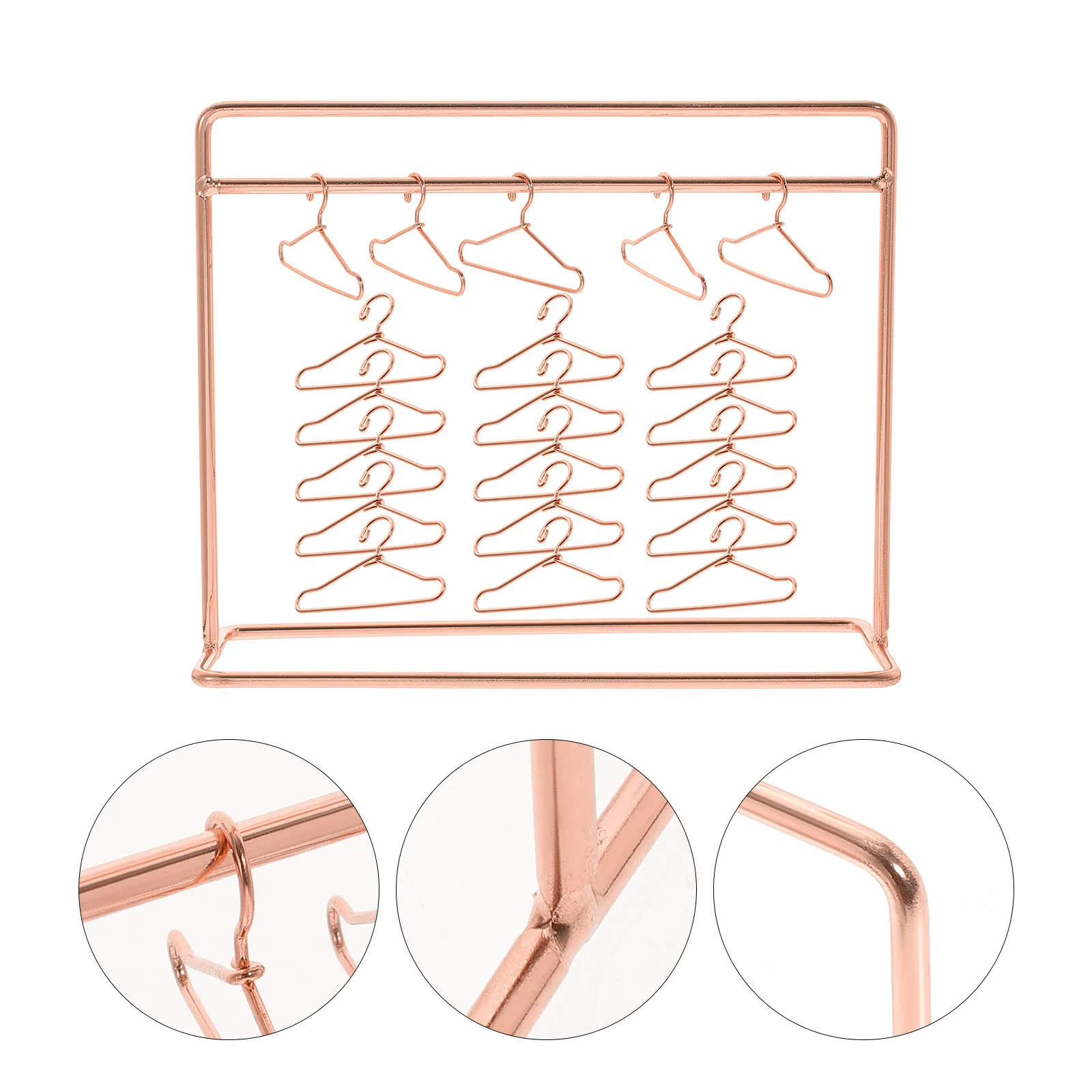 1Set Mini Clothes Hangers and Garment Rack Sturdy Metal Storage Stand for Baby Clothes Display Small Hangers Closet Organizer
1Set Mini Clothes Hangers and Garment Rack Sturdy Metal Storage Stand for Baby Clothes Display Small Hangers Closet Organizer