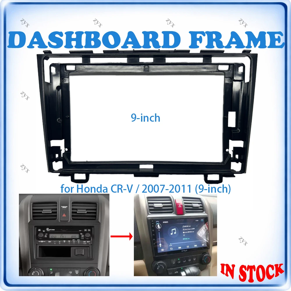 Car Radio Fascia Frame For Honda CR-V 2007-2011 9 inch Wiring Harness Power Cable Car Accessories Plug & Play
Car Radio Fascia Frame For Honda CR-V 2007-2011 9 inch Wiring Harness Power Cable Car Accessories Plug & Play