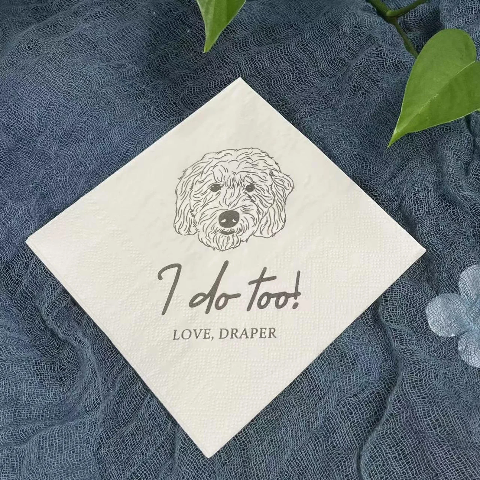 50pcs Custom Dog Portrait Napkin, Personalized Dog Illustrated Napkin, Pet Wedding Cocktail Napkin, Birthday Party Napkin, Engag
50pcs Custom Dog Portrait Napkin, Personalized Dog Illustrated Napkin, Pet Wedding Cocktail Napkin, Birthday Party Napkin, Engag
