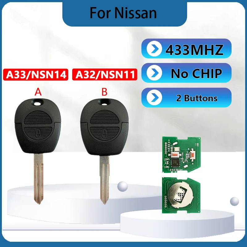 CN027105 Aftermarket Smart Key 2 Buttons 433MHZ No Chip Keyless Go For Nissan Patrol Navara / X-Trail 28268-8H700
CN027105 Aftermarket Smart Key 2 Buttons 433MHZ No Chip Keyless Go For Nissan Patrol Navara / X-Trail 28268-8H700