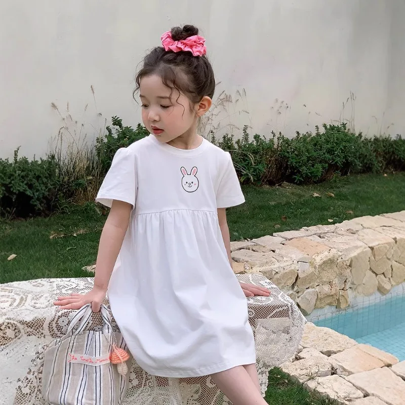 Girls Korean Dress 2025 New Cute Printed Children's Skirts Short-Sleeved Dress Fashion Princess Dress Summer Children's Clothing
Girls Korean Dress 2025 New Cute Printed Children's Skirts Short-Sleeved Dress Fashion Princess Dress Summer Children's Clothing