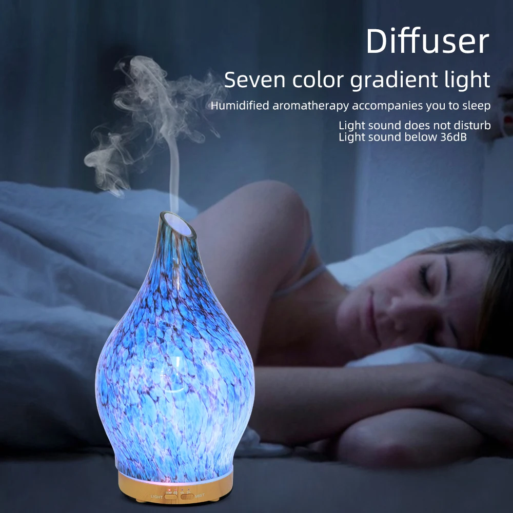 200ml Aromatherapy Diffuser with 3 Oils - 7-Color Gradient Light, Auto Timer, Ultra-Silent, Home Safe
200ml Aromatherapy Diffuser with 3 Oils - 7-Color Gradient Light, Auto Timer, Ultra-Silent, Home Safe